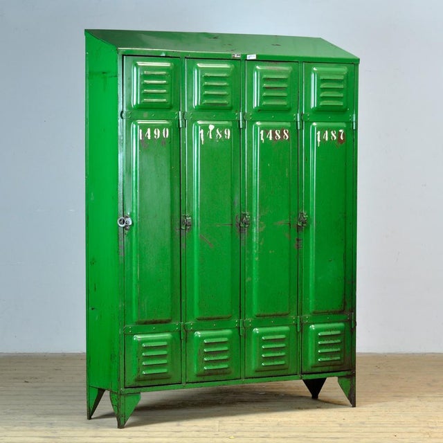 Industrial Vintage Industrial Locker, 1950s For Sale - Image 3 of 16