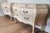 Cream Late 20th Century Grand French Provincial Cream Bombé Commodes, Pair For Sale - Image 8 of 16