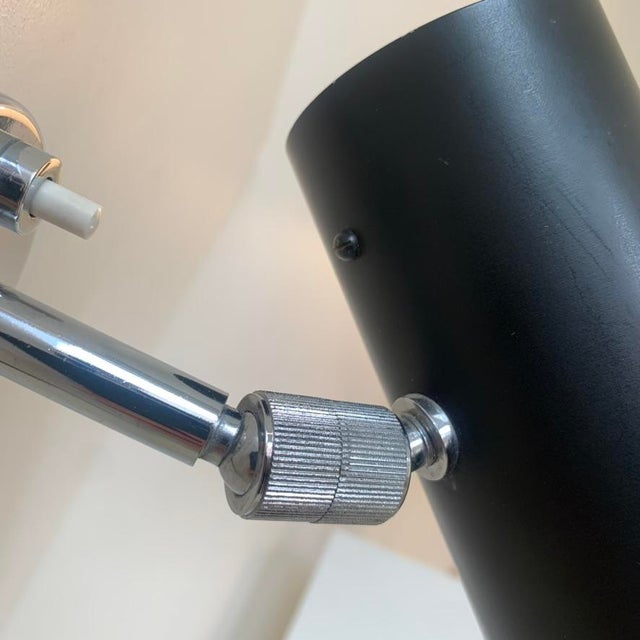 Vintage Model 31 B Black Sconce by Gino Sarfatti for Arteluce, 1950s For Sale - Image 11 of 18