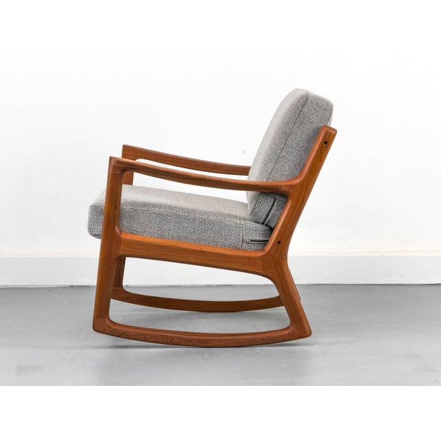 Senator Rocking Chair in Teak by Ole Wanscher for Cado, 1974 For Sale - Image 14 of 18