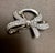 Vintage 2.55 Ct Diamond Bow Brooch Pin /Pendant in 18 K White Gold For Sale - Image 18 of 18
