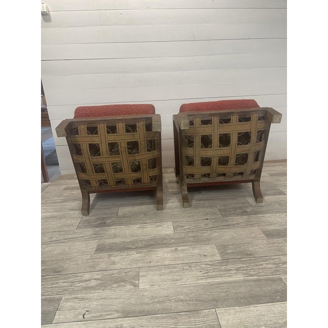 Vintage Art Deco Armchair, 1920s, Set of 2 For Sale - Image 6 of 11