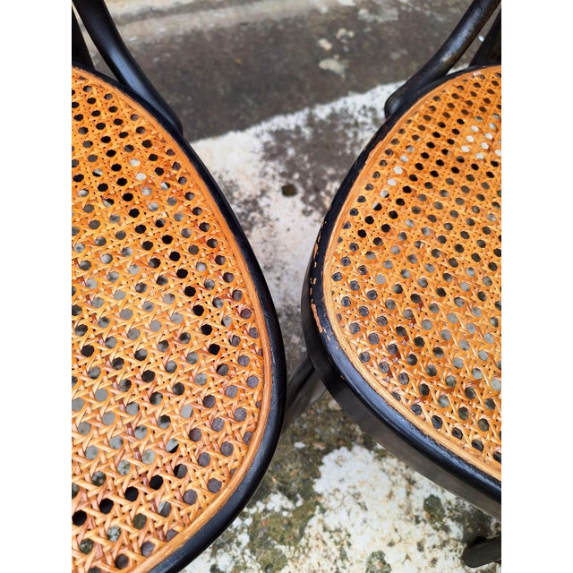 Model 21 Chairs in Beech and Straw, Austria, 1970s, Set of 6 For Sale - Image 16 of 17