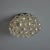 Glashütte Limburg Petite 1960s Helena Tynell Bubble Glass Flush Mount for Limburg For Sale - Image 4 of 12