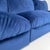 Italian Modern Modular Sofa in Blue Velvet, 1980s, Set of 5 For Sale - Image 12 of 16