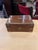 Traditional Vintage Wooden Jewelry Box With Brass Inlay For Sale - Image 3 of 5