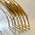 Vintage Luisa Folding Chairs in Leather and Brass by Marcello Cuneo for Mobel Italia, 1970, Set of 6 For Sale - Image 16 of 18