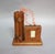 Rustic Vintage Folk Art Dynamite Wooden Desk Clock For Sale - Image 3 of 8