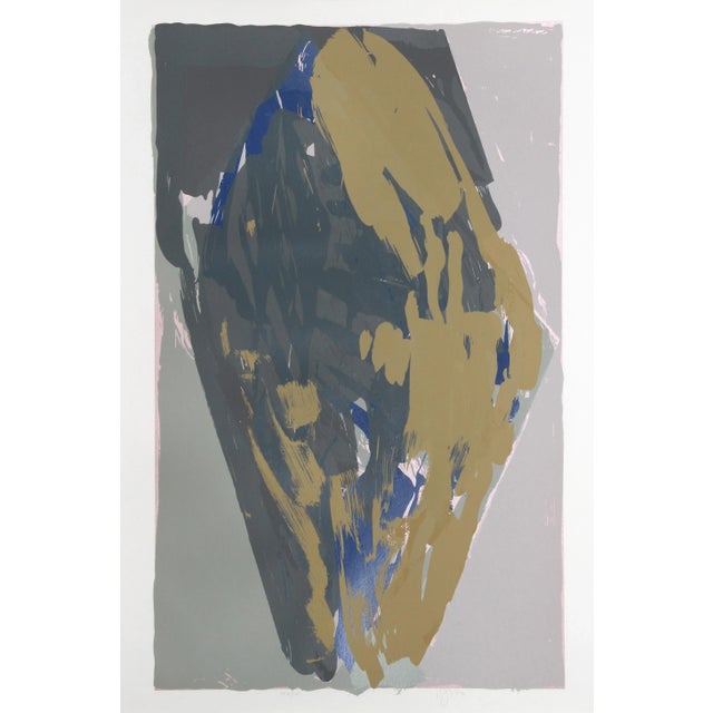 Abstract Expressionism Erie, Darryl Hughto Serigraph, Signed and Numbered in Pencil For Sale - Image 3 of 3
