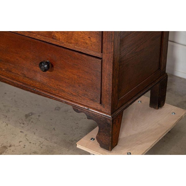 Large 19th Century English Georgian Oak Housekeepers Cupboard, 1820 For Sale - Image 16 of 18