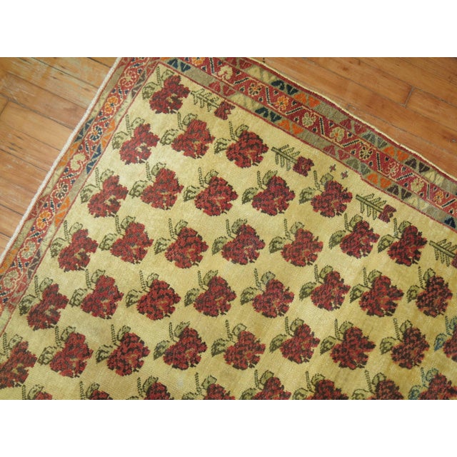 Early 20th Century Antique Zabihi Collection Rare Caucasian Kuba Square Rug - 4'10" x 4'10" For Sale - Image 5 of 7