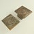Architectural Bronze Square Push Pull Door Handles with Organic Relief, 1970s, Set of 2 For Sale - Image 4 of 9