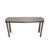 1970s Dia Design Institute America Smoked Glass and Chrome Sofa Console Table For Sale - Image 14 of 17