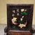 Vintage Chinese Rosewood Table Screen With Mother-of-Pearl Inlay, Koi Fish Motif For Sale - Image 4 of 10