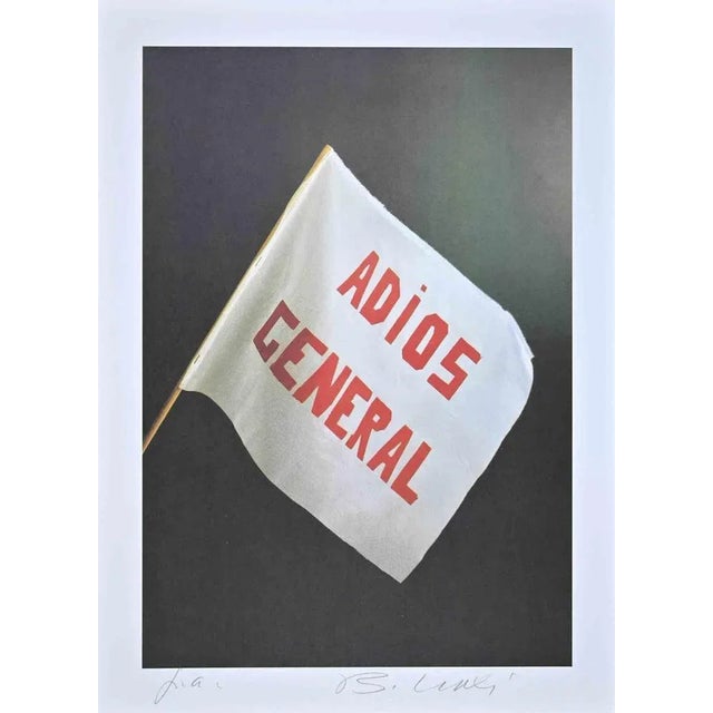 Adios General is an original lithograph on paper realized by the Italian politician Bettino Craxi in 1989. Original...