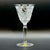 A set of 6 handcrafted meissen echt bleikristall wine glasses, in the rare mc71 pattern. Each glass features brilliant...