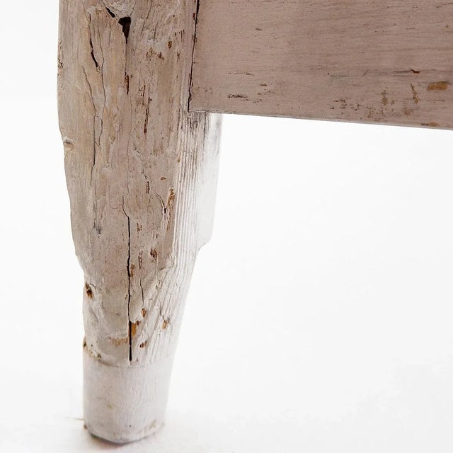 Wood Large Wood Farmhouse Table, 1950s For Sale - Image 7 of 16