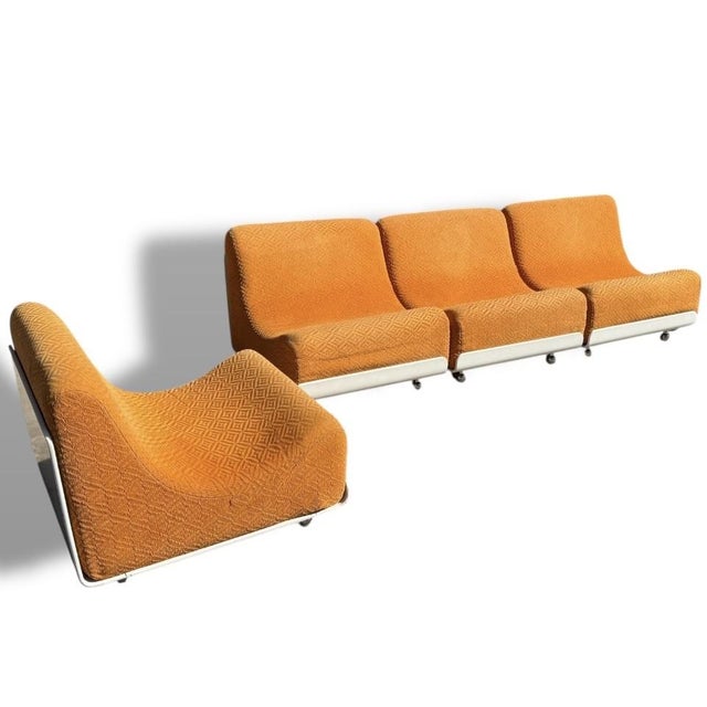 Space Age Model Orbis Modular Sofa from Cor, 1970s, Set of 4 For Sale - Image 13 of 18