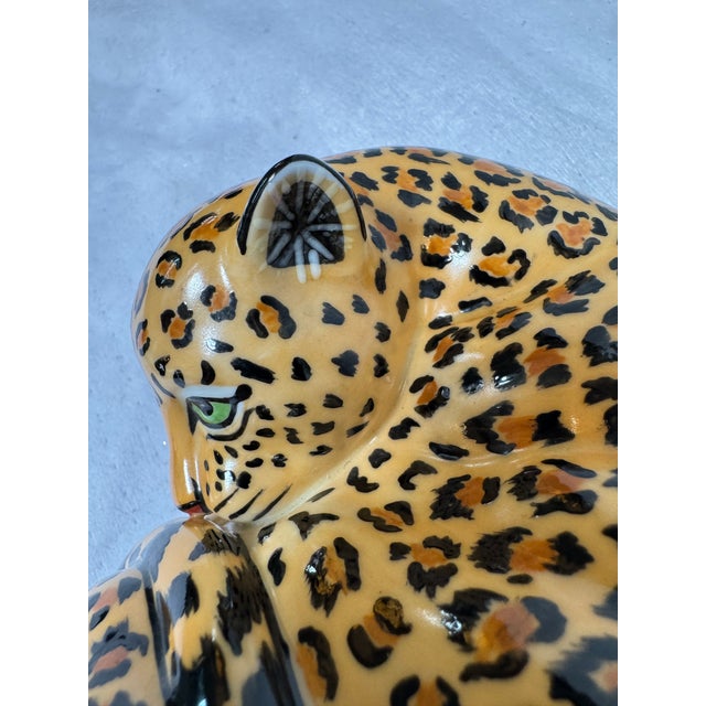 Lynn Chase Designs Jungle Party Collection Jaguar Money Bank, Circa 1988 For Sale - Image 9 of 12