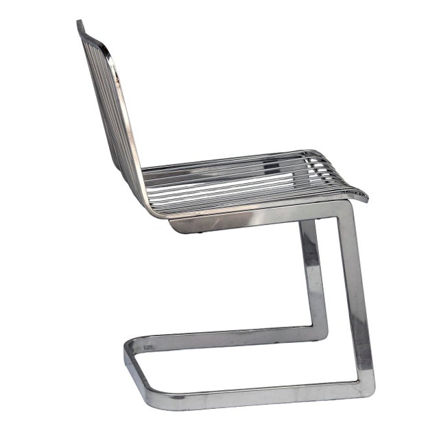 Set of 3, MCM Chrome Chairs For Sale - Image 9 of 15