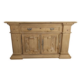 Antique Style Raw Column Sideboard, 1970s For Sale