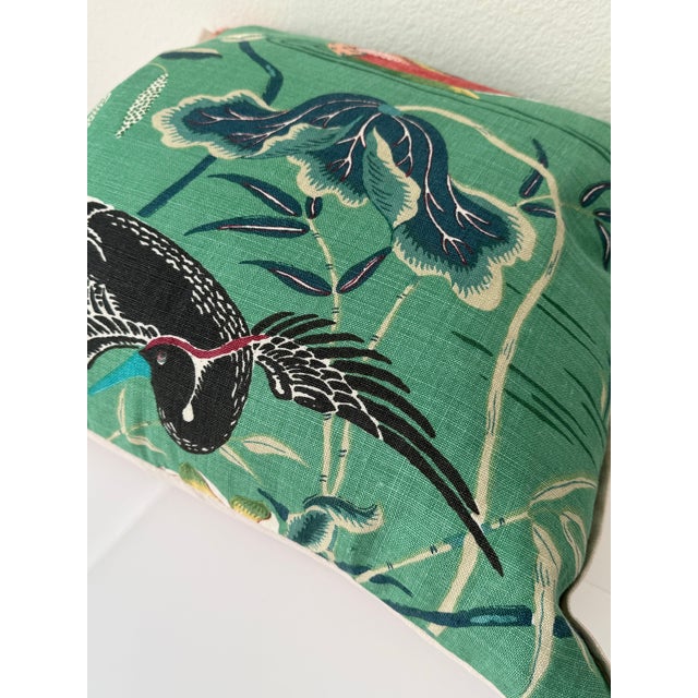 Lotus Garden Pillow 20” X 22” For Sale - Image 4 of 8