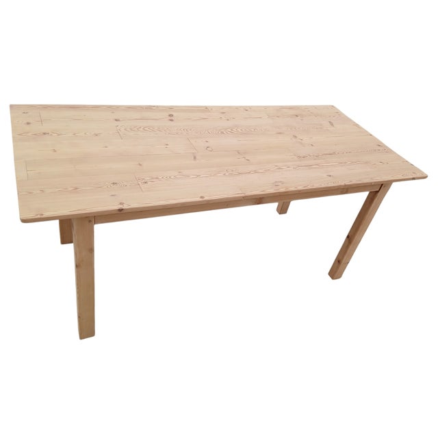 French Norman Farmhouse Table in Fir, 1970, in Flawless conditions. Designed before 1890 This piece has an attribution...
