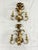 Set of two large Hollywood Regency-style wrought iron wall lamps, 1980s Silver with gold accents. Intact and in good...