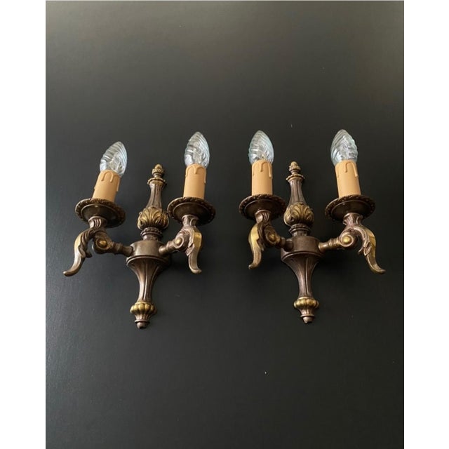 1960s Vintage Italian Wall Lights, 1960s, Set of 2 For Sale - Image 5 of 8