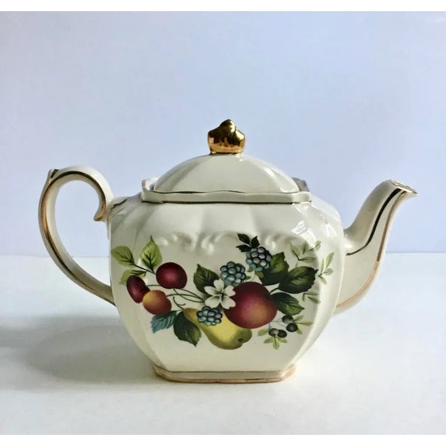 1930's Sadler England Fruit "Cube" Tea Pot For Sale - Image 13 of 13