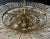 Murano Palmette Ceiling Light on Four Levels, 163 Trasparent Glasses For Sale In Los Angeles - Image 6 of 9