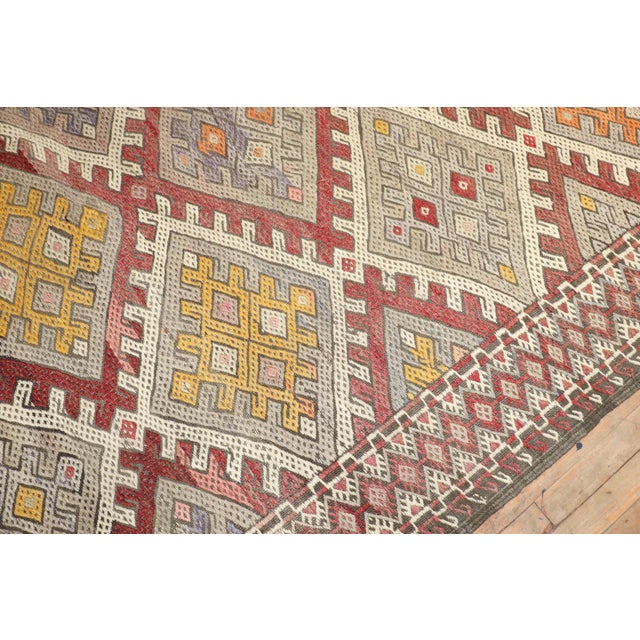 Late 20th Century Tribal Jajim Kilim Turkish Rug For Sale - Image 18 of 18