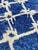 Blue and Ivory Hand-Knotted Moroccan Mrirt Rug, 2010s For Sale - Image 4 of 12