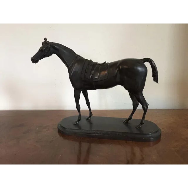 19th Century French Bronze Race Horse Gladiateur For Sale In New York - Image 6 of 11