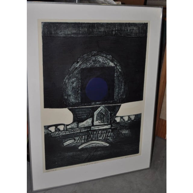 1980s Gary Shaffer Modern Serigraph on Paper For Sale In San Francisco - Image 6 of 6