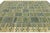 2010s Handmade Flatweave Rug Earthy Sage & Sky Blue Swedish Style Geometric Design For Sale - Image 5 of 10