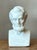 Vintage Boho Carved Marble Bust of a Lincoln For Sale In West Palm - Image 6 of 7