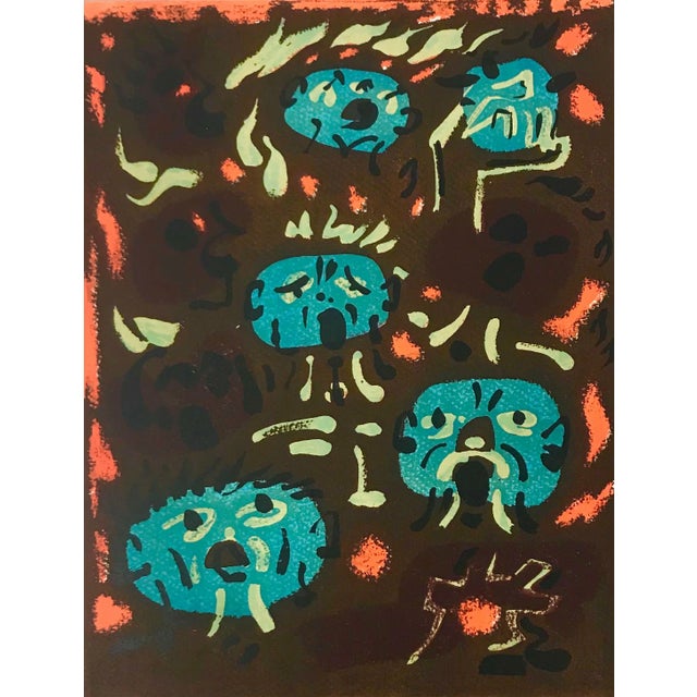 Artist: Andre Masson Country: France Title: Untitled 12 Medium: Original Lithograph Marks: Not signed not numbered Paper:...