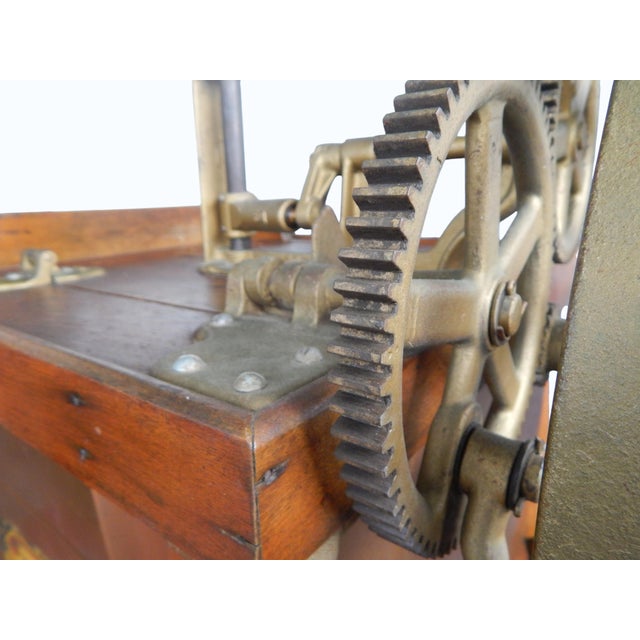Early 1900's Antique Barlow & Selig 'Big 3' Copper Tub Vacuum Washing Machine For Sale - Image 11 of 11