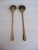 English Vintage Sheffield Silver-Plate Salad Utensils For Sale - Image 3 of 5