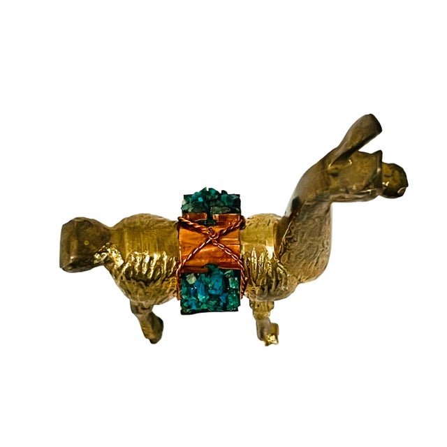 1970s 1970s Solid Brass & Copper Llama For Sale - Image 5 of 7