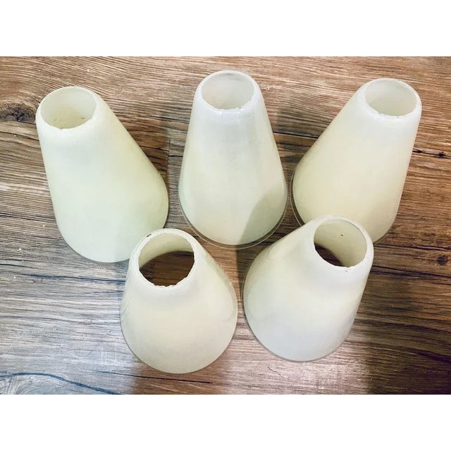 Sputnik Spider Glass & Brass 5-Arm Ceiling Lamp with Shrink Varnish, 1950s For Sale - Image 15 of 16