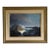 Vintage Original Realistic Seascape Oil Painting in Gold Frame For Sale