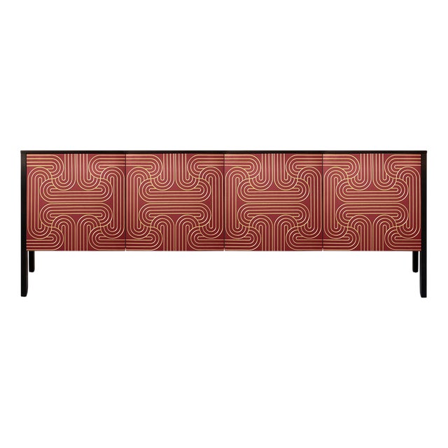 Four Door Loop Sideboard by Nell Beale For Sale