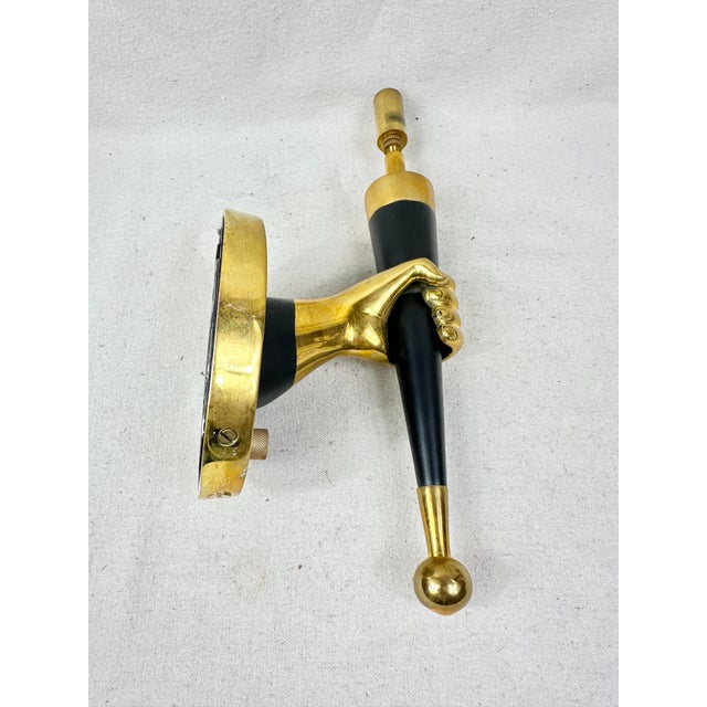 2010s Jonathan Adler Left Hand Brass Sconce For Sale - Image 5 of 12
