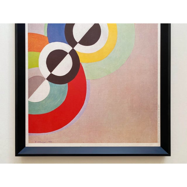 Sonia Delaunay Vintage 1964 Mid Century Modernist Lithograph