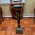 1990s Antique Reproduction Marble Pedestal With Bronze Work. For Sale - Image 4 of 10