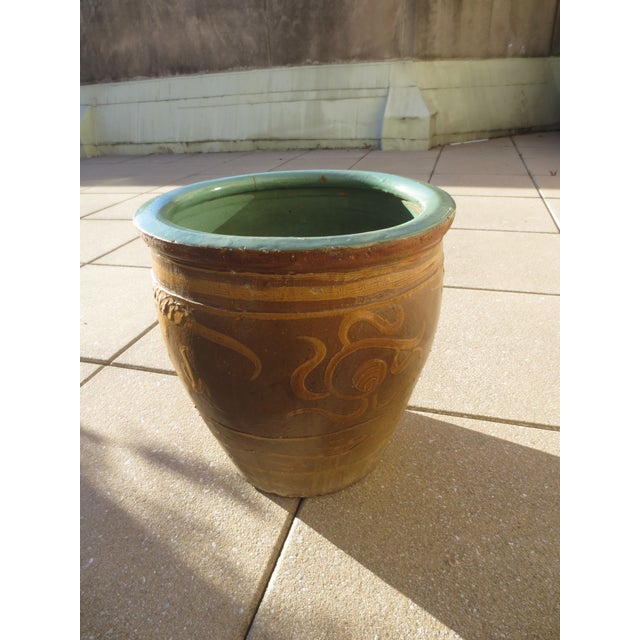 Antique Black Egg Jar Chinese For Sale - Image 11 of 13