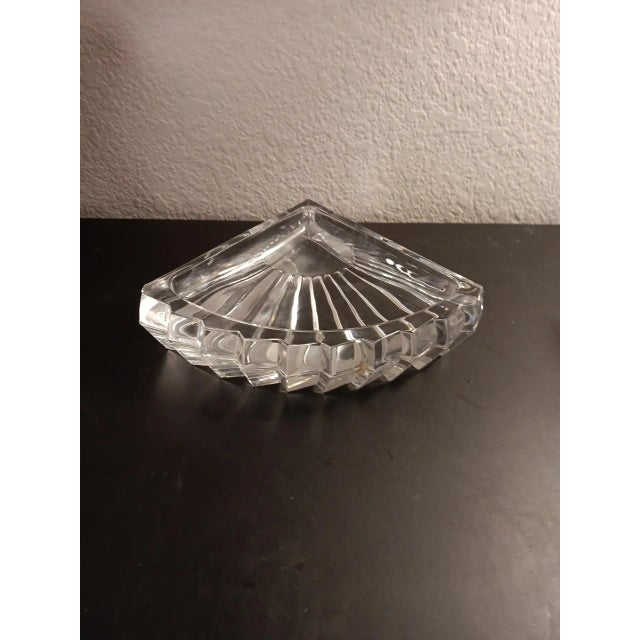 1980s Signed Steuben Ribbed Shell Trinket Holder For Sale In Dallas - Image 6 of 7