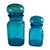 Belgian Cobalt Blue Apothecary Jars, 1920s, Set of 2 For Sale - Image 10 of 10
